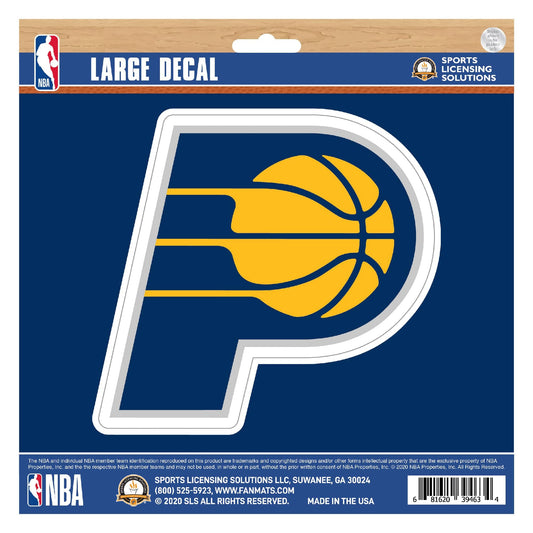 Indiana Pacers Large Decal Sticker - Indiana Pacers