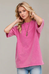 Basic Bae Round Neck Half Sleeve T-Shirt - ShopBasicbae - Flyclothing LLC