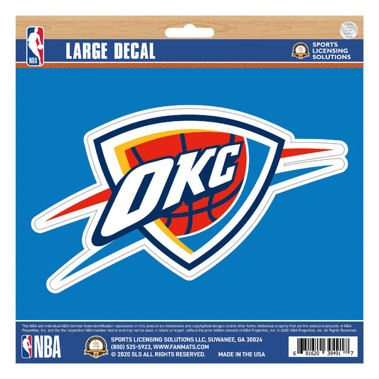 Oklahoma City Thunder Large Decal Sticker - Oklahoma City Thunder
