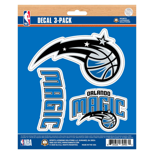 Orlando Magic 3 Piece Decal Sticker Set - Orlando Magic
