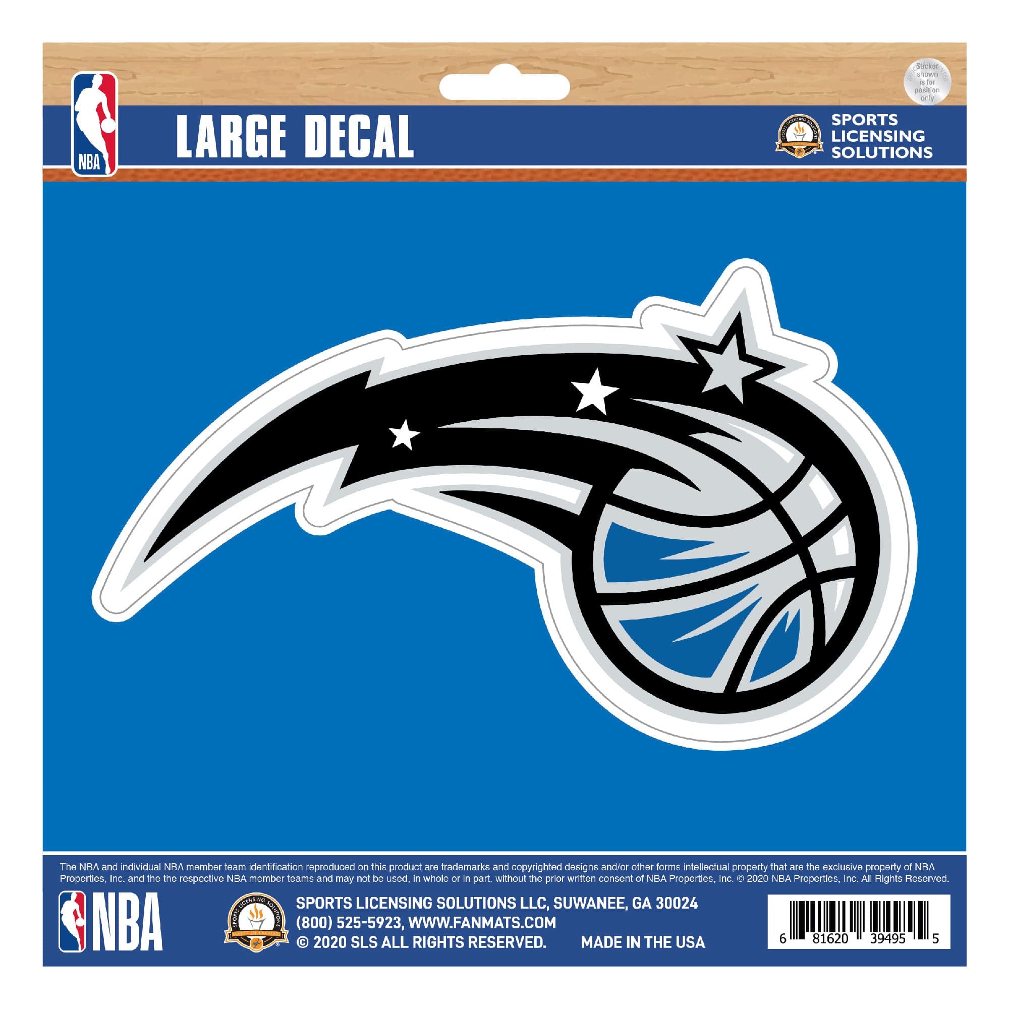 Orlando Magic Large Decal Sticker - Orlando Magic