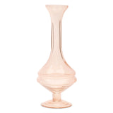 Set of Two 9" Pink Glass Trumpet Table Vases - Homeroots - Flyclothing LLC