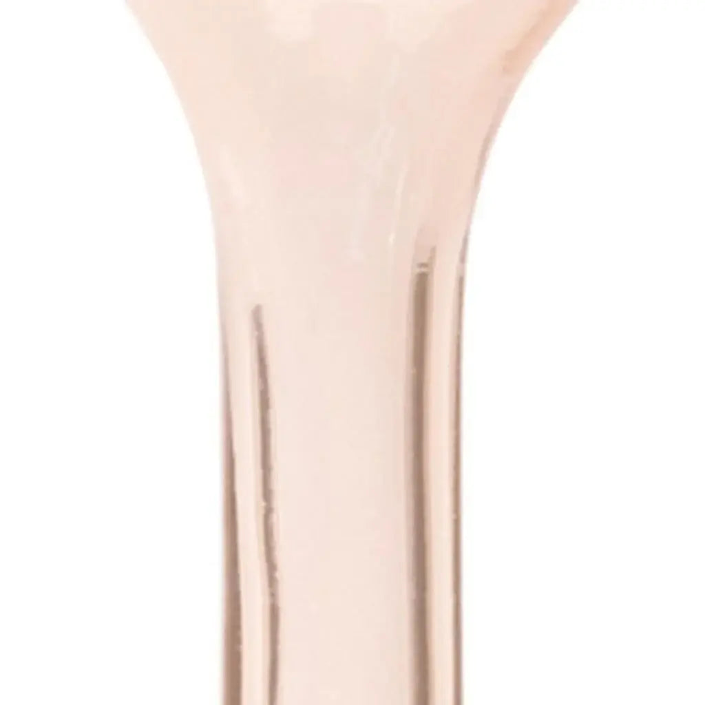 Set of Two 9" Pink Glass Trumpet Table Vases - Homeroots - Flyclothing LLC
