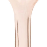 Set of Two 9" Pink Glass Trumpet Table Vases - Homeroots - Flyclothing LLC