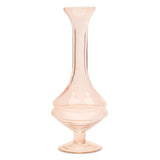 Set of Two 9" Pink Glass Trumpet Table Vases - Homeroots - Flyclothing LLC