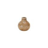 Set of Three Natural Wood Bud Table Vases - Homeroots - Flyclothing LLC