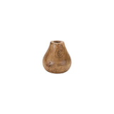 Set of Three Natural Wood Bud Table Vases - Homeroots - Flyclothing LLC