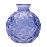 Set of Two Blue Glass Round Table Vases - Homeroots - Flyclothing LLC