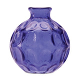 Set of Two Blue Glass Round Table Vases - Homeroots - Flyclothing LLC