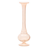 Set of Two 11" Pink Glass Trumpet Table Vases - Homeroots - Flyclothing LLC