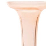 Set of Two 11" Pink Glass Trumpet Table Vases - Homeroots - Flyclothing LLC