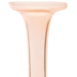 Set of Two 11" Pink Glass Trumpet Table Vases - Homeroots - Flyclothing LLC
