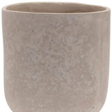7" Beige Recycled Paper Urn Table Vase - Homeroots - Flyclothing LLC