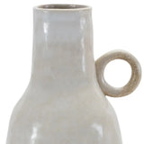11" Gray And White Ceramic Round Table Vase - Homeroots - Flyclothing LLC