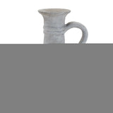 9" Gray Resin Round Pitcher Vase - Homeroots - Flyclothing LLC
