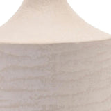 18" Beige Recycled Paper Cylinder Jug Floor Vase - Homeroots - Flyclothing LLC