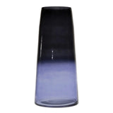 13" Blue Ombre Glass Tapered Table Vase - Homeroots - Flyclothing LLC
