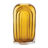 10" Amber Glass Table Vase - Homeroots - Flyclothing LLC