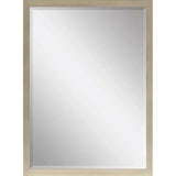 39" Silver Solid Wood Framed Accent Mirror - Homeroots - Flyclothing LLC