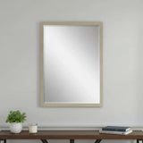 39" Silver Solid Wood Framed Accent Mirror - Homeroots - Flyclothing LLC