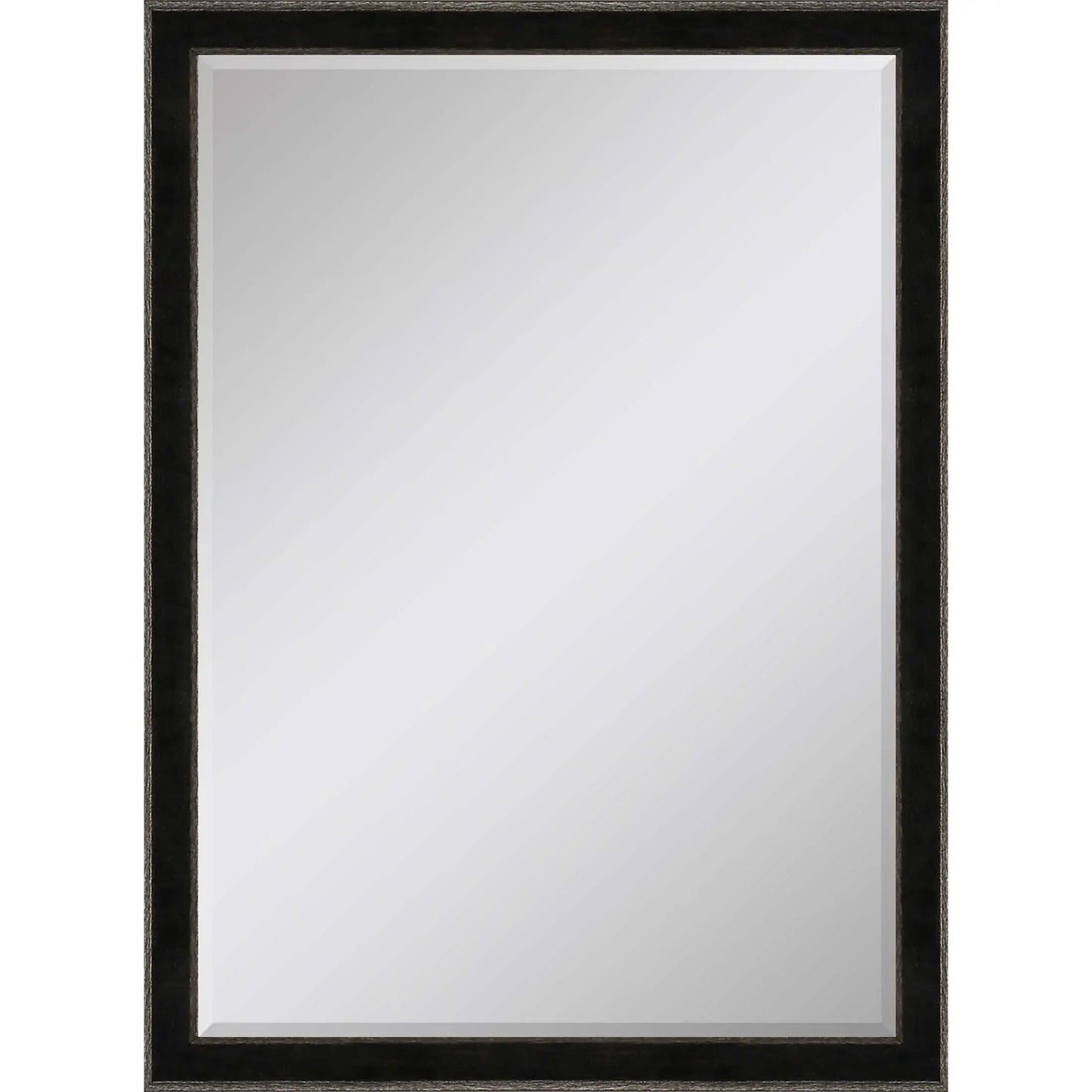40" Dark Brown Solid Wood Framed Accent Mirror - Homeroots - Flyclothing LLC