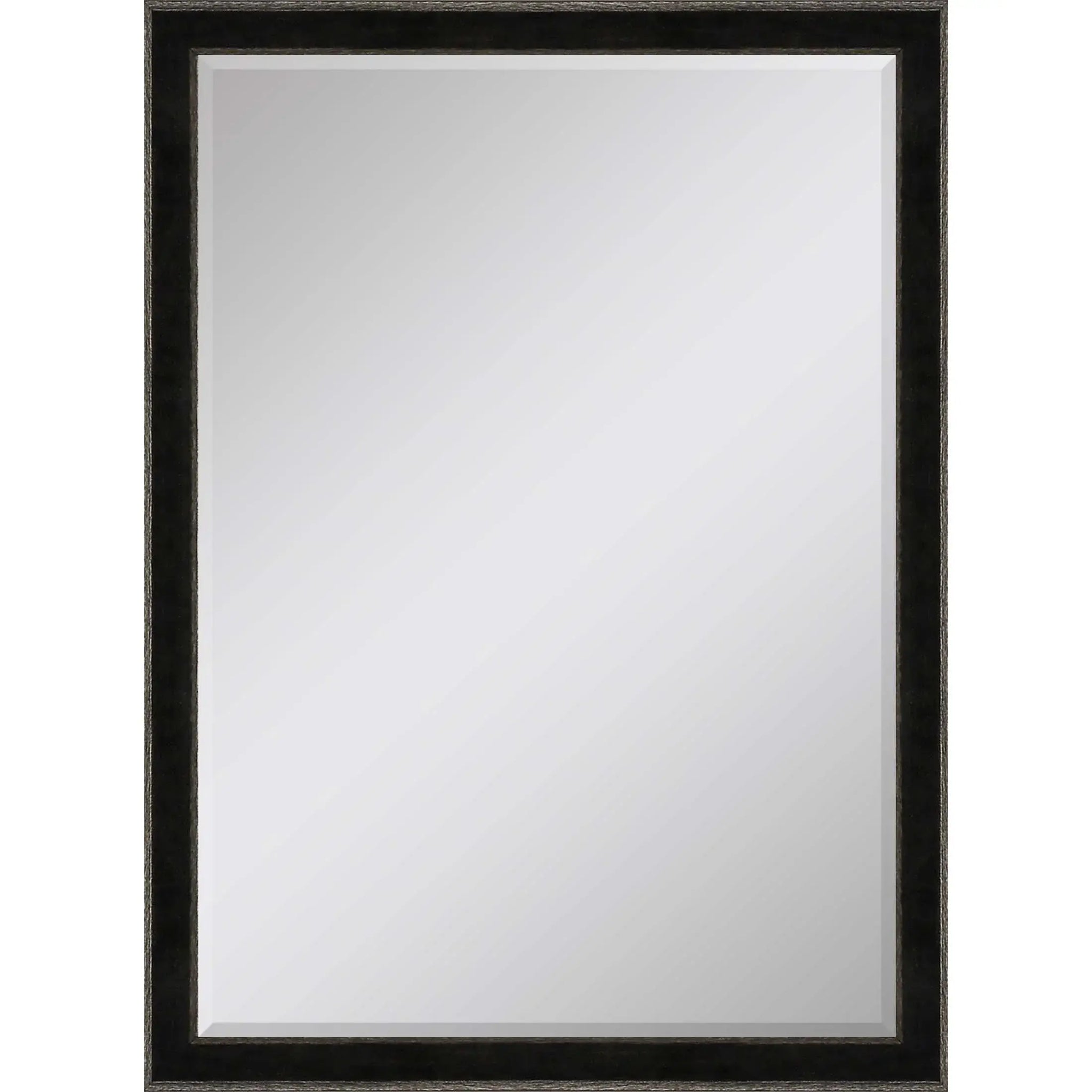 40" Dark Brown Solid Wood Framed Accent Mirror - Homeroots - Flyclothing LLC