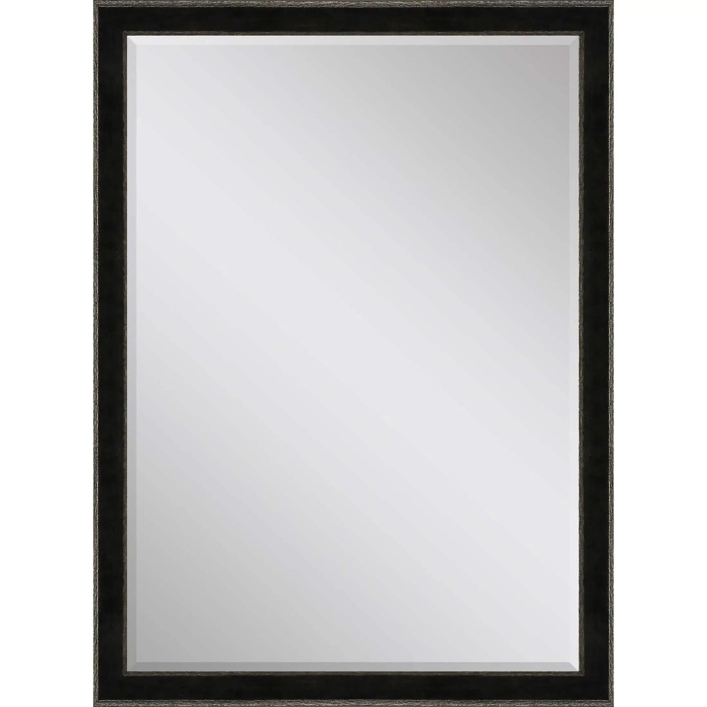 40" Dark Brown Solid Wood Framed Accent Mirror - Homeroots - Flyclothing LLC