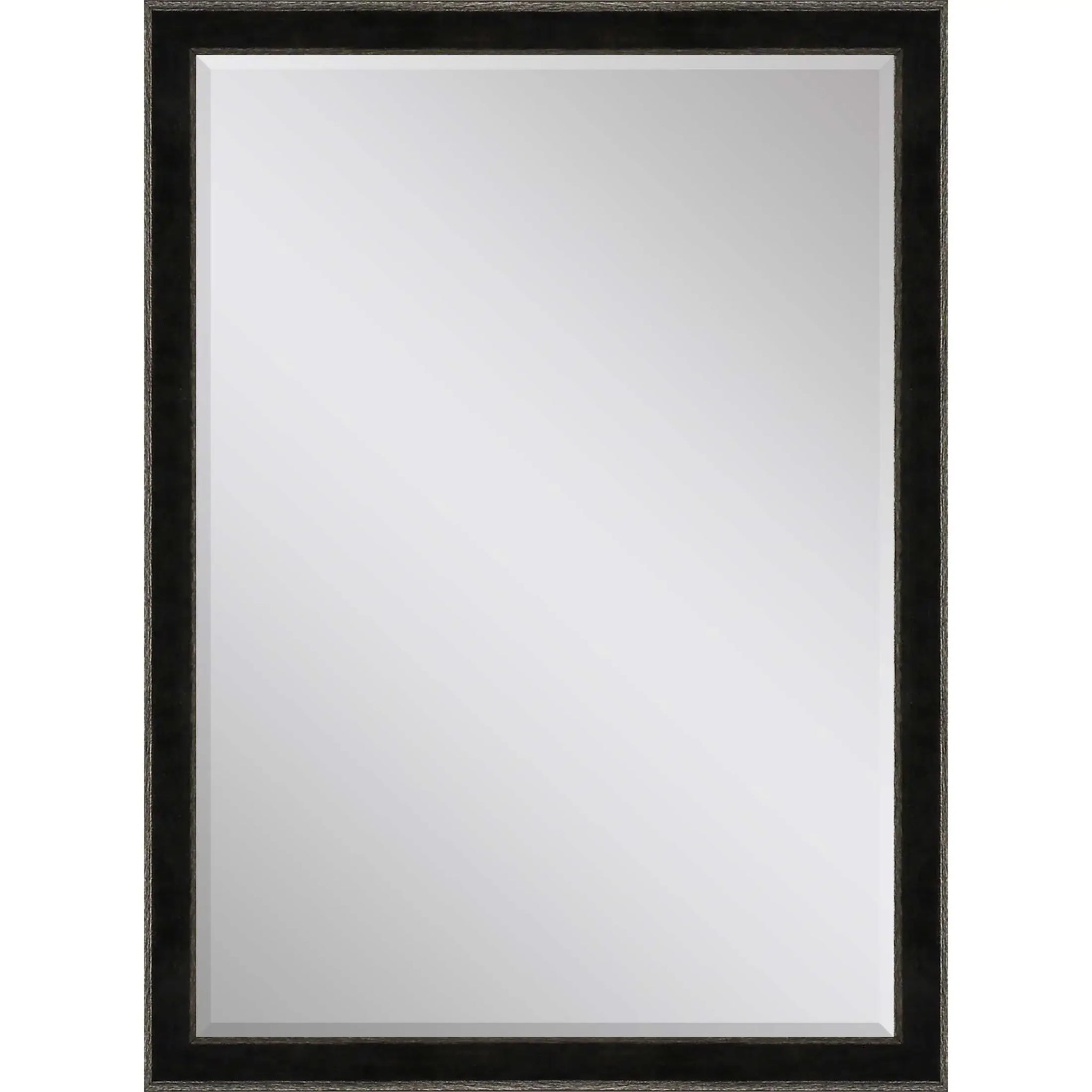 40" Dark Brown Solid Wood Framed Accent Mirror - Homeroots - Flyclothing LLC