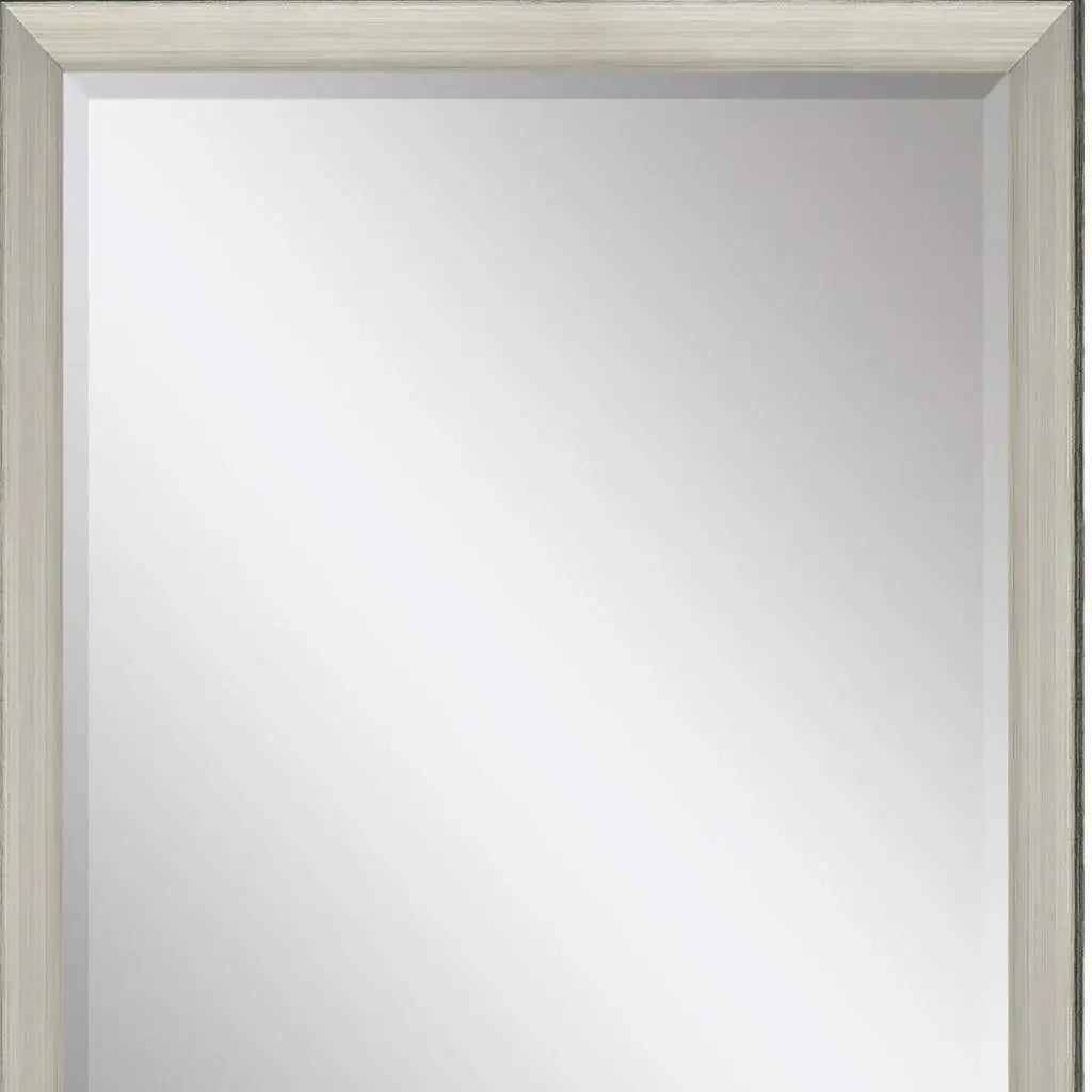 40" Silver Framed Accent Mirror - Homeroots - Flyclothing LLC