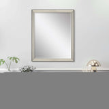 44" Silver Framed Accent Mirror - Homeroots - Flyclothing LLC