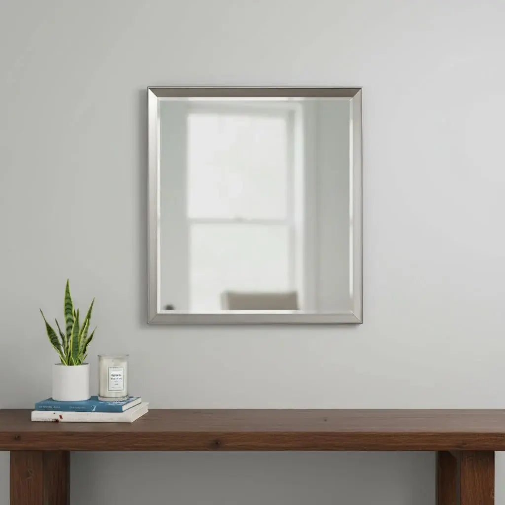 44" Silver Framed Accent Mirror - Homeroots - Flyclothing LLC