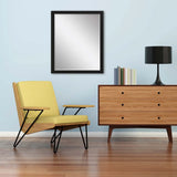 31" Black Framed Accent Mirror - Homeroots - Flyclothing LLC