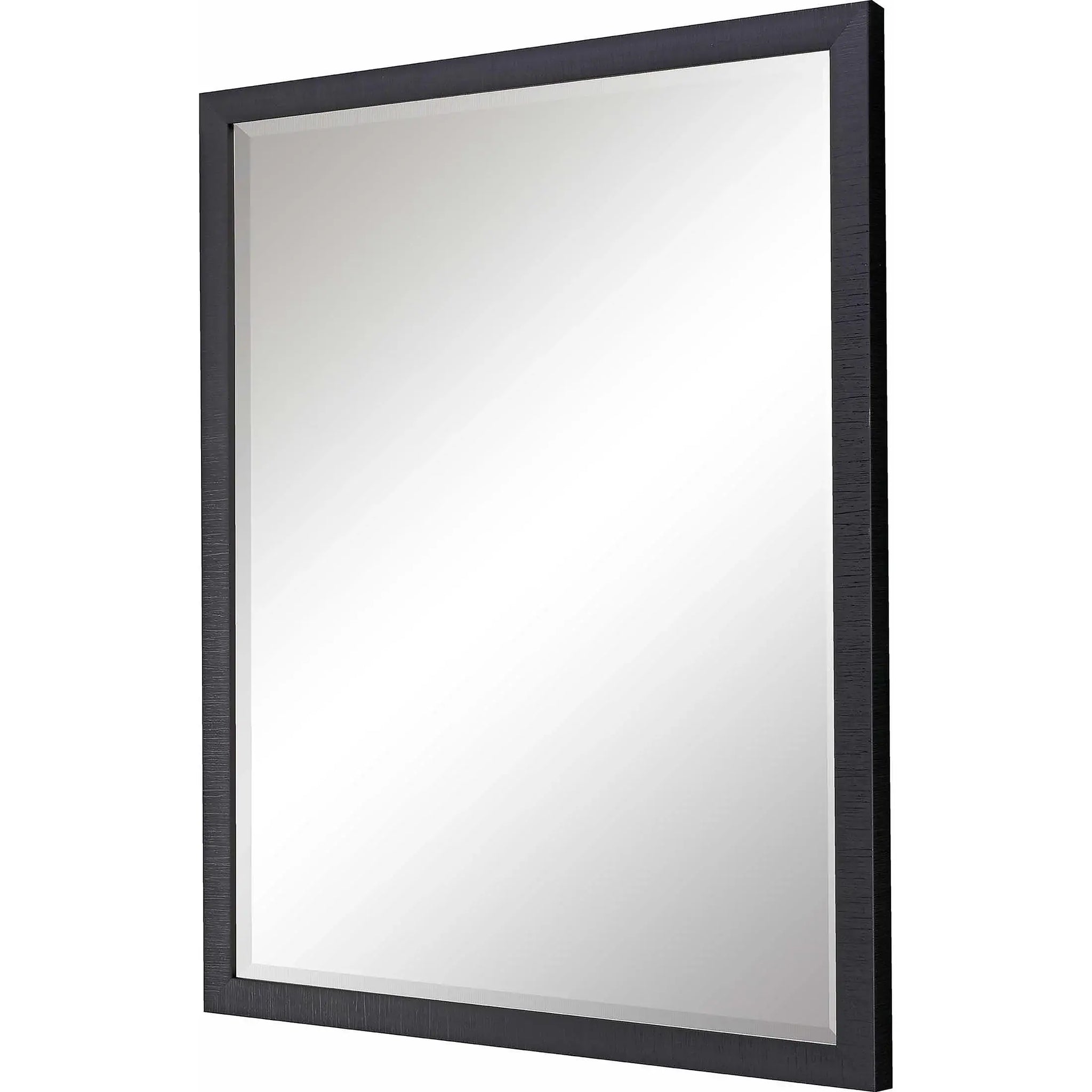 31" Black Framed Accent Mirror - Homeroots - Flyclothing LLC