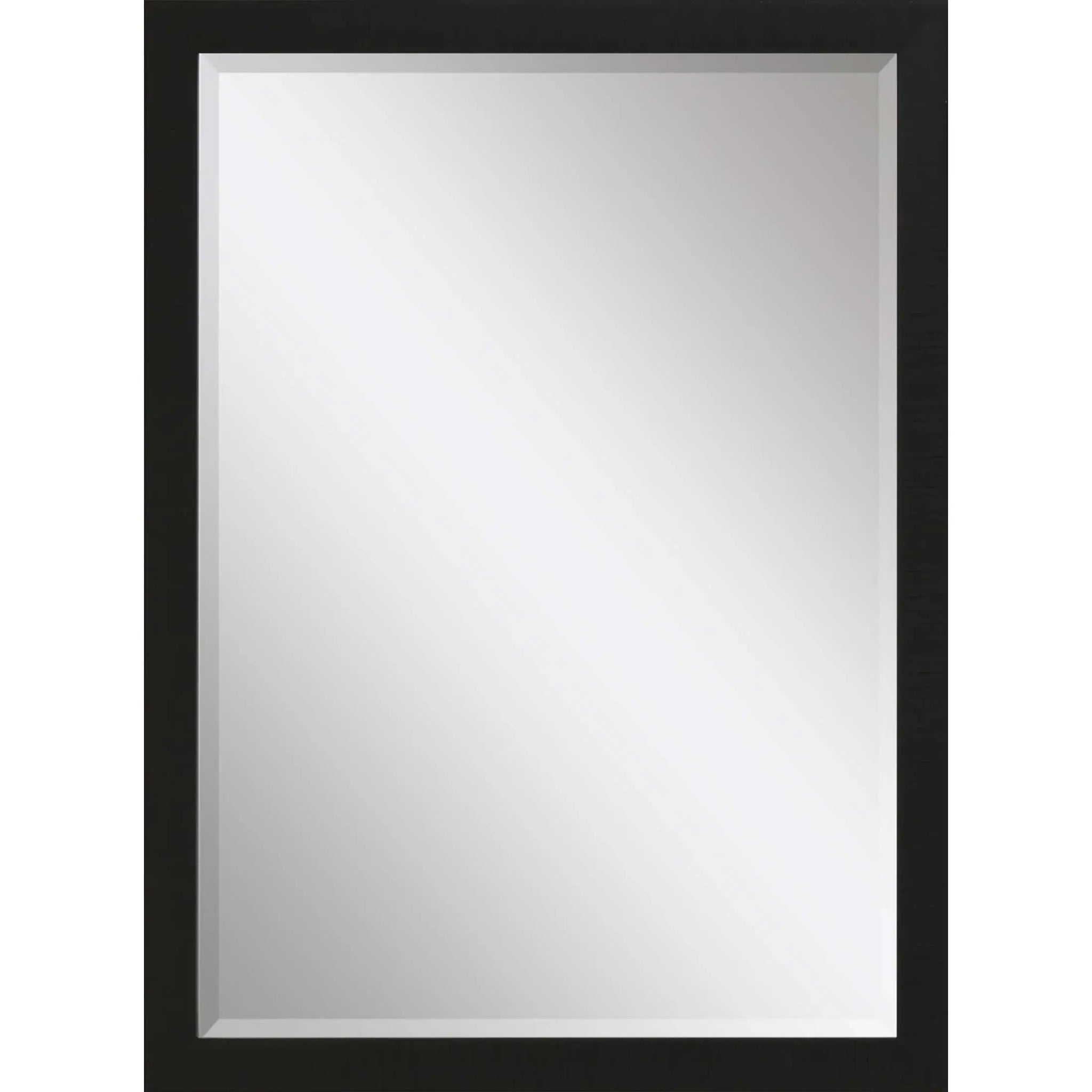 39" Black Framed Accent Mirror - Homeroots - Flyclothing LLC