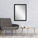 39" Black Framed Accent Mirror - Homeroots - Flyclothing LLC