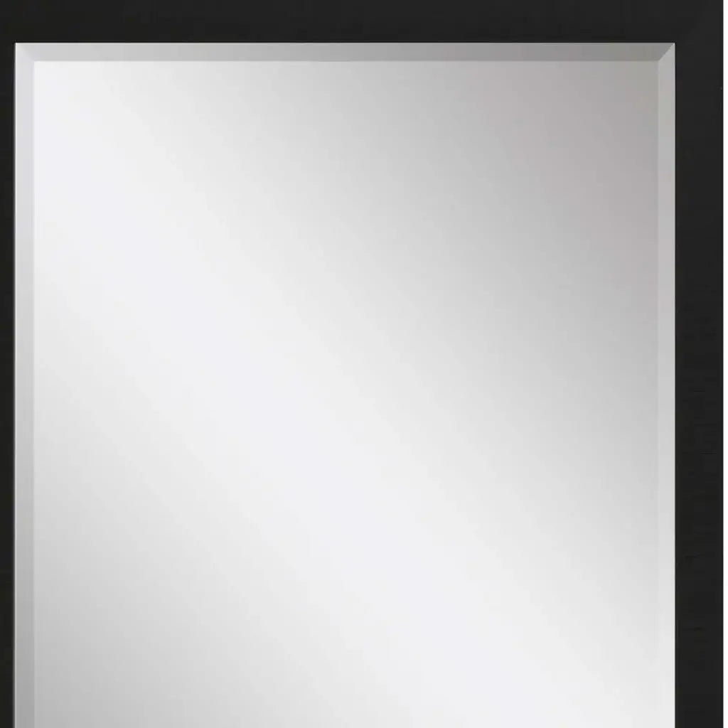 39" Black Framed Accent Mirror - Homeroots - Flyclothing LLC
