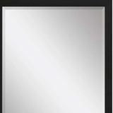 39" Black Framed Accent Mirror - Homeroots - Flyclothing LLC