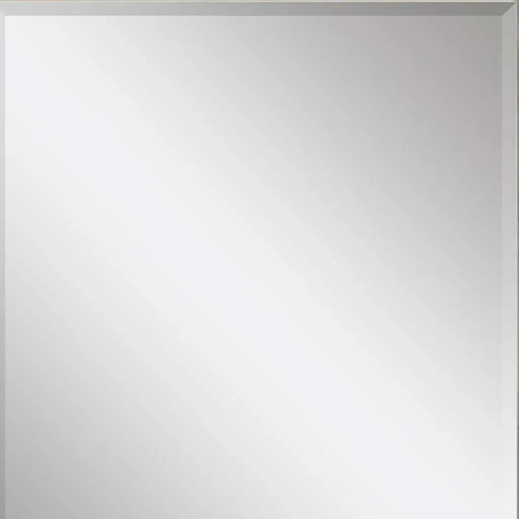 33" Silver Solid Wood Framed Accent Mirror - Homeroots - Flyclothing LLC