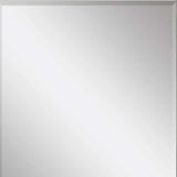 45" Silver Solid Wood Framed Accent Mirror - Homeroots - Flyclothing LLC