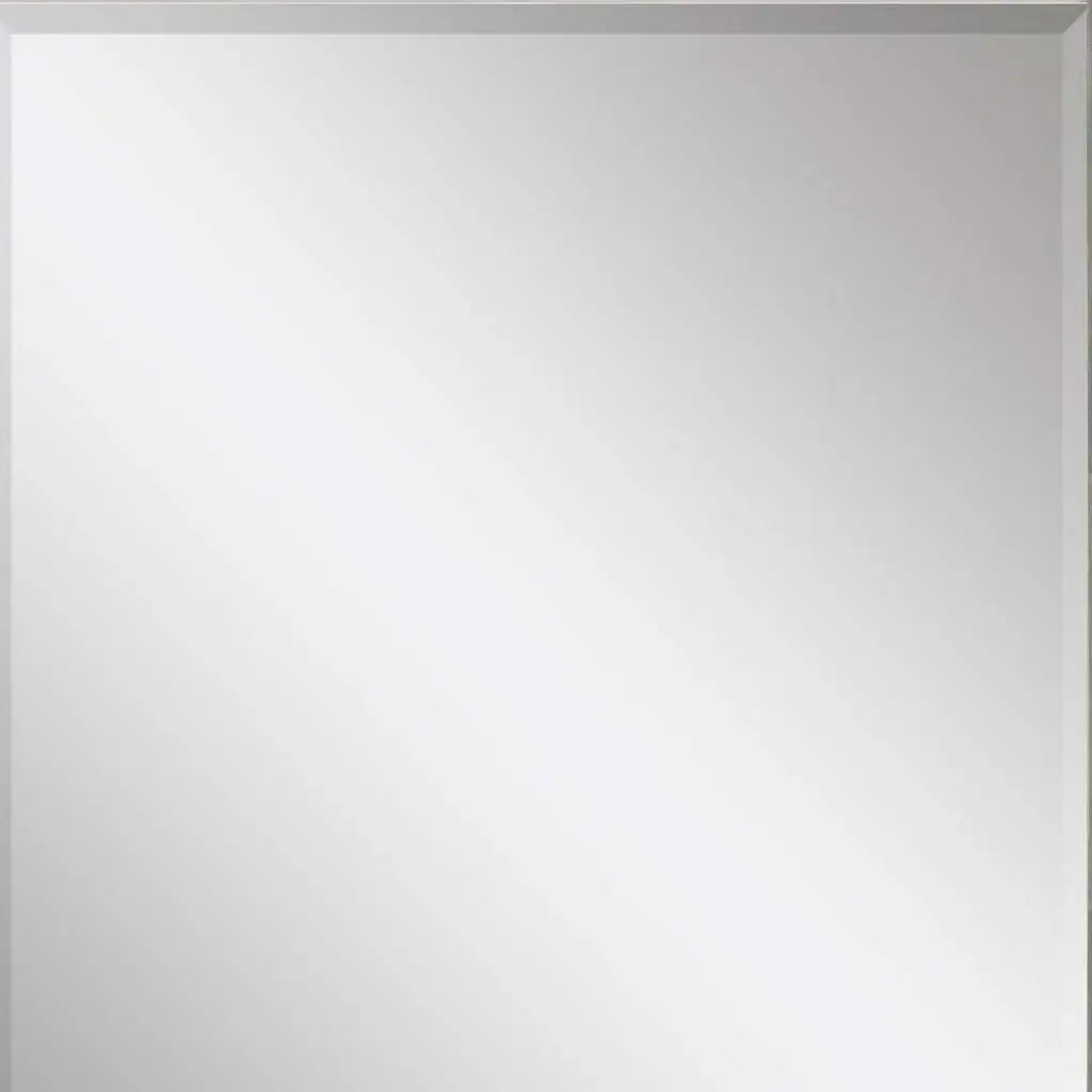 45" Silver Solid Wood Framed Accent Mirror - Homeroots - Flyclothing LLC