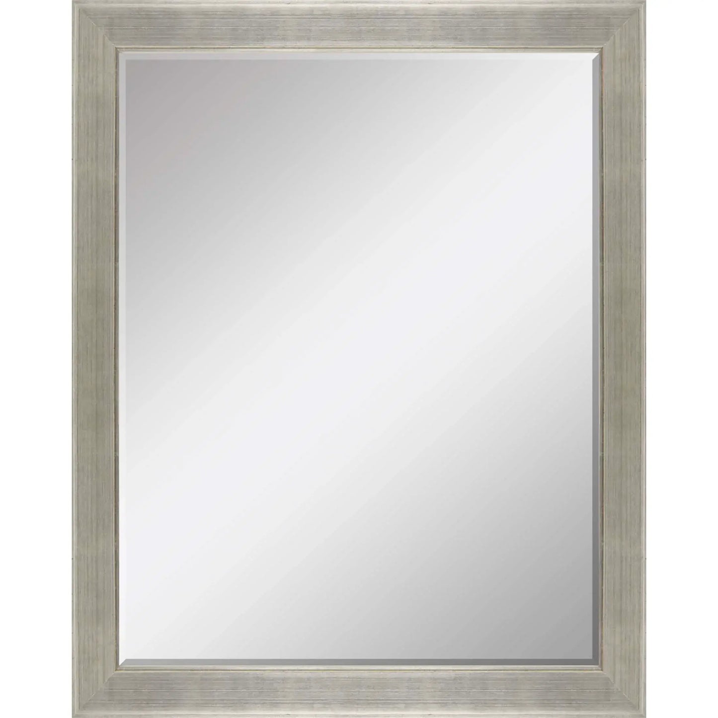 53" Silver Solid Wood Framed Accent Mirror - Homeroots - Flyclothing LLC