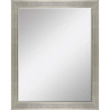 53" Silver Solid Wood Framed Accent Mirror - Homeroots - Flyclothing LLC