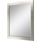 53" Silver Solid Wood Framed Accent Mirror - Homeroots - Flyclothing LLC