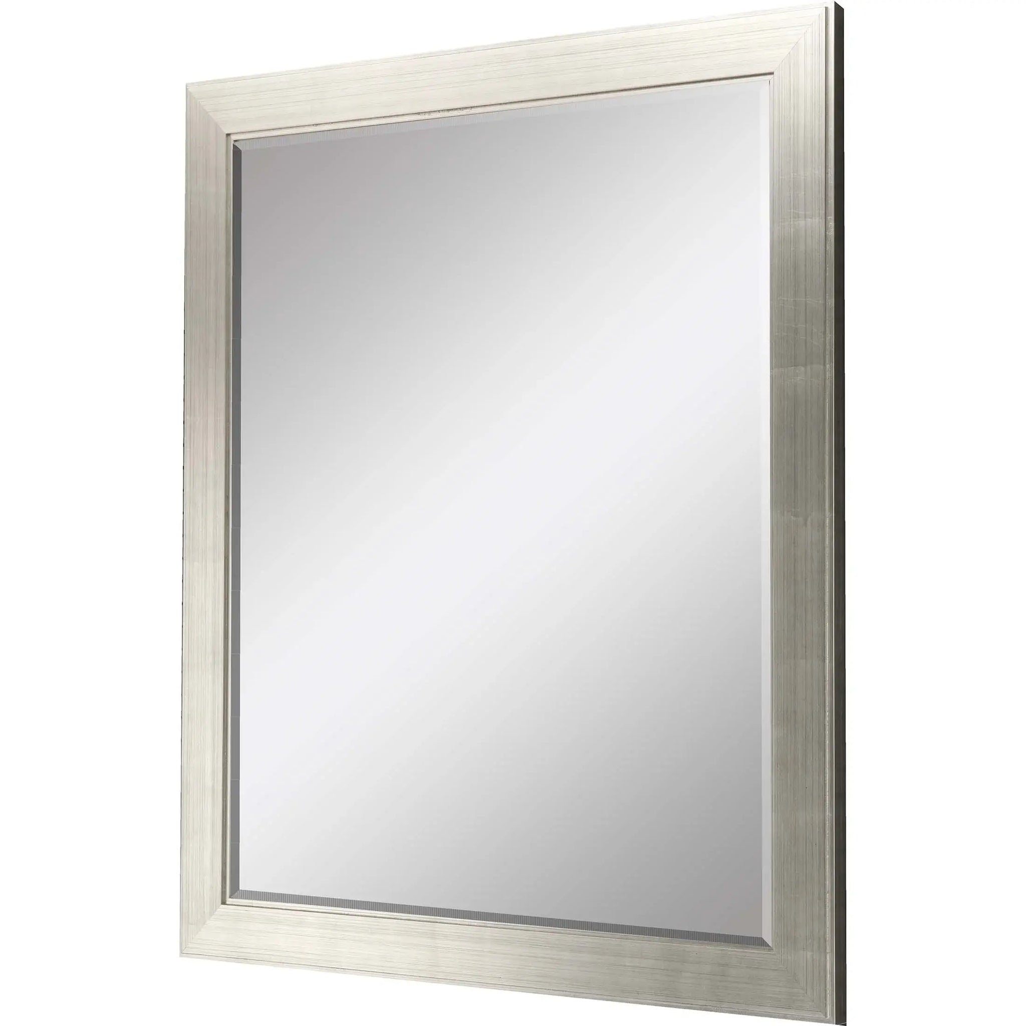 53" Silver Solid Wood Framed Accent Mirror - Homeroots - Flyclothing LLC