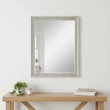 53" Silver Solid Wood Framed Accent Mirror - Homeroots - Flyclothing LLC