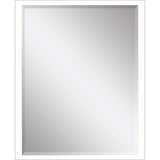 50" White Solid Wood Framed Accent Mirror - Homeroots - Flyclothing LLC