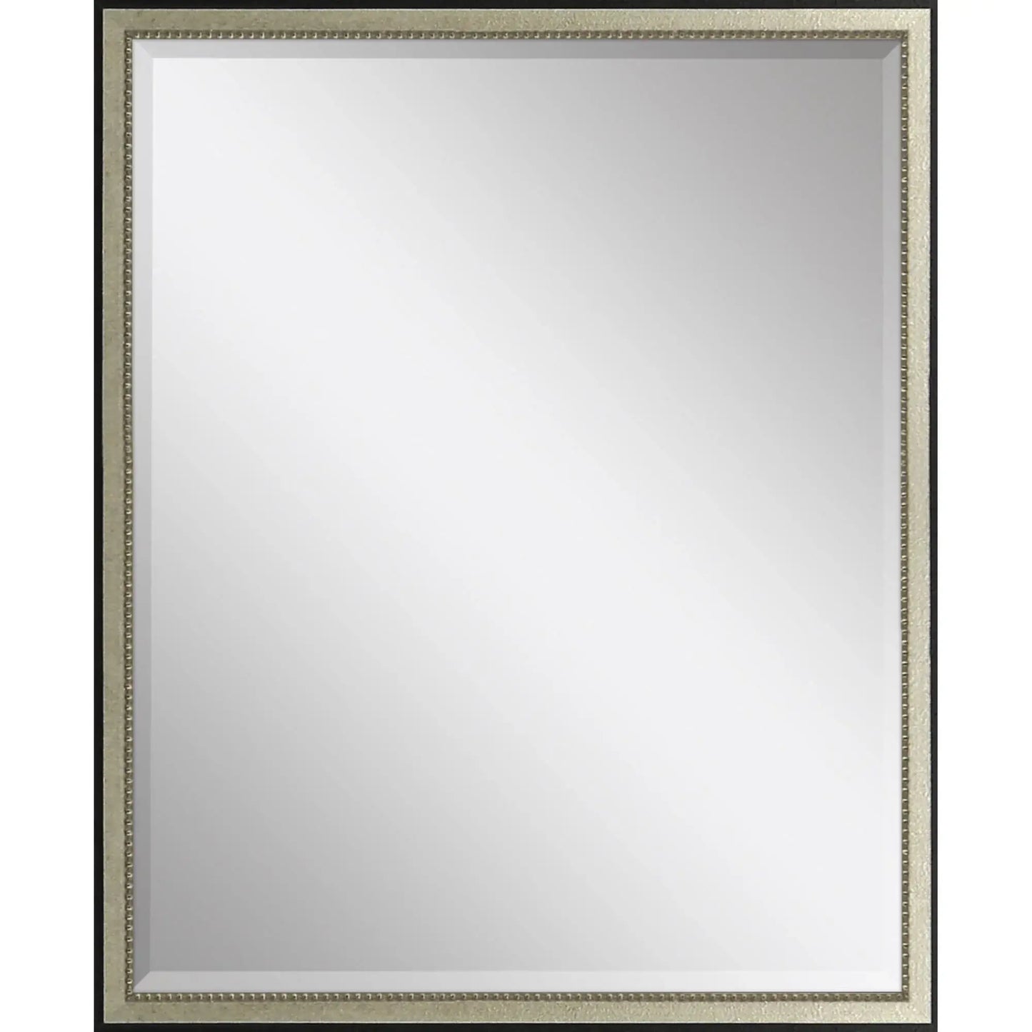 30" Silver Solid Wood Framed Accent Mirror - Homeroots - Flyclothing LLC
