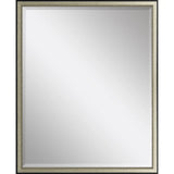 30" Silver Solid Wood Framed Accent Mirror - Homeroots - Flyclothing LLC