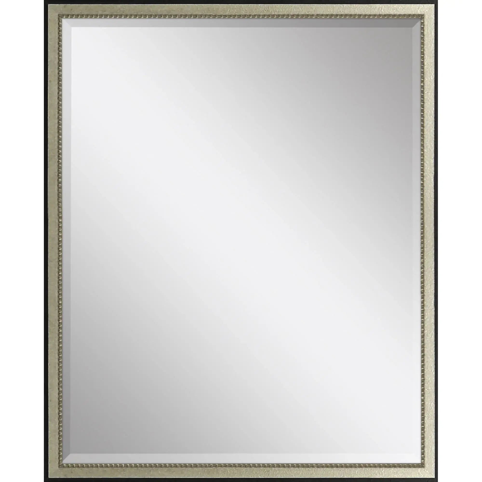 30" Silver Solid Wood Framed Accent Mirror - Homeroots - Flyclothing LLC