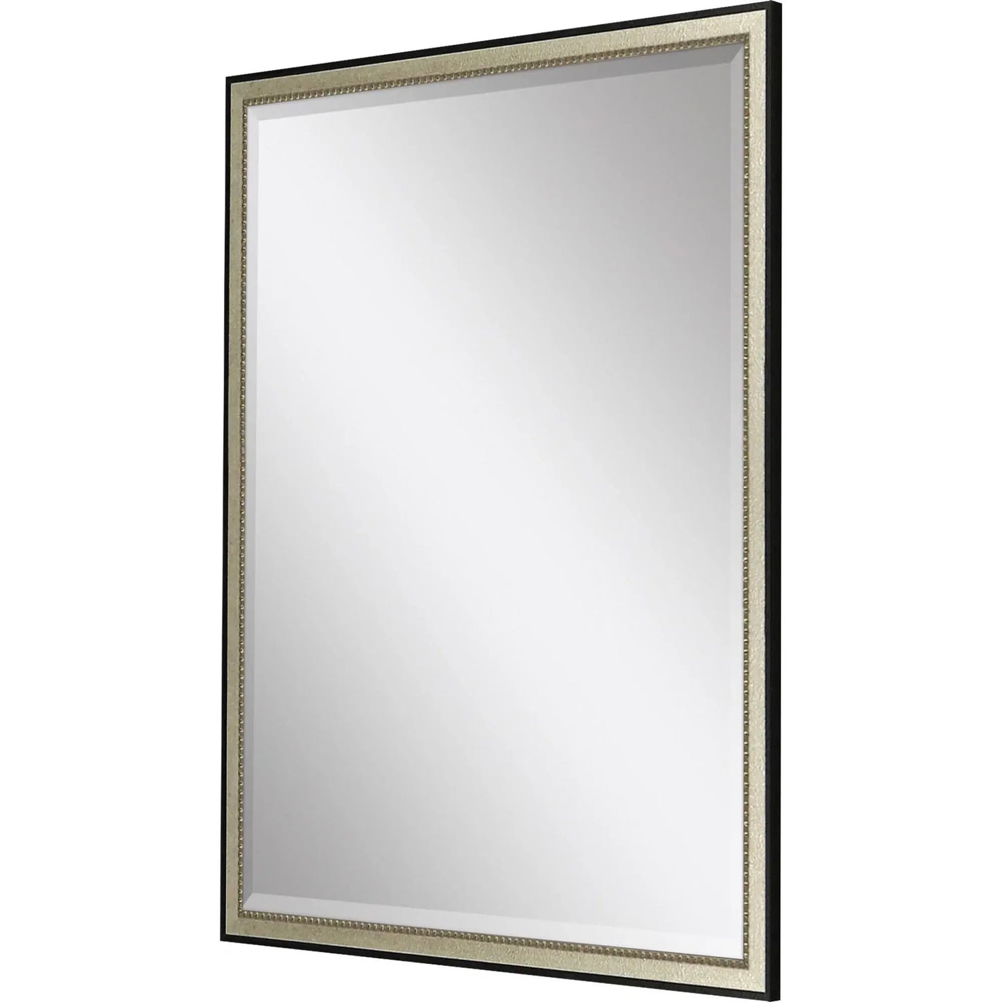 30" Silver Solid Wood Framed Accent Mirror - Homeroots - Flyclothing LLC